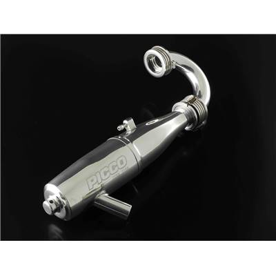 UK-Exhaust System Polished EFRA 2166 Off Road PICCO