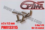 UK-Pins Ø3 x 11.5mm for HB / XB2 / XB4 (10)6-MIK