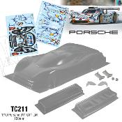 UK-1/10 Porsche 911 GT1 LM MOBIL "le mans" (190mm) (Clear) TEAM C