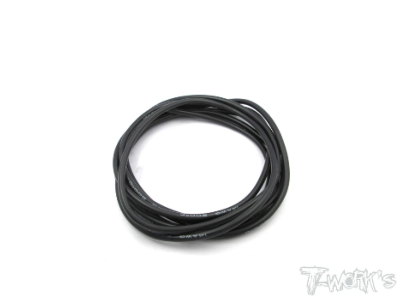 UK-14 Gauge Silicone Wires 2M black T-WORK'S