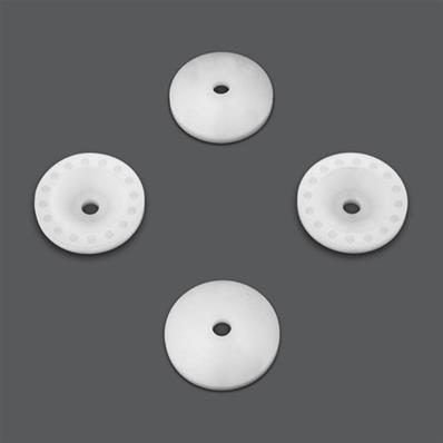 UK-Shock Piston Blanks (CNC, conical, 16 dimples, 16mm) TEKNO-RC