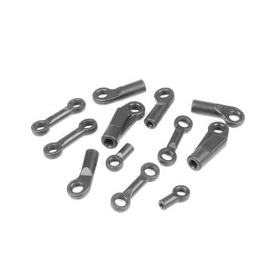 UK-Rod End Set (brake/steering/sway bar linkage, 2.0) TEKNO-RC