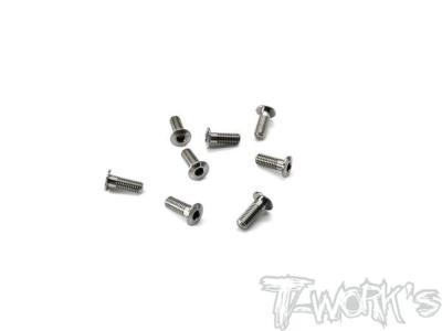 UK-3mm x 8mm Hex. Socket Head Low Profile Half Thread Screws&#65288;8pcs) T-WORK'S