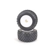 UK-Stagger Rib-Yell-Truck Tyre - Pre-Glued pr SCHUMACHER RACING