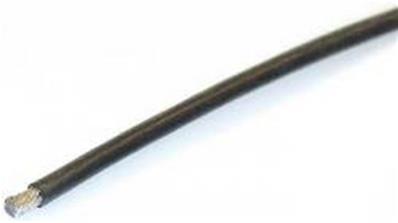 UK-Silicone wire black  18awg (1m) for 1/12; 1/16 & 1/18e ROBITRONIC