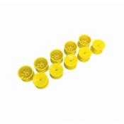 UK-2WD/4WD Rear Wheel Aerodisk 12mm Hex IFMAR - Yellow - Hard (10) X-RAY