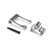 UK-Aluminium knuckle & pull rod silver : Promoto-MX LOSI