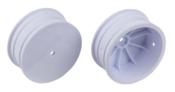 UK-4WD Front 10 mm Hex Wheels, white TEAM-ASSOCIATED