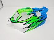 UK-Painted body ST-4 Falcon orange/white/blue for S35-4 nitro SWORKZ