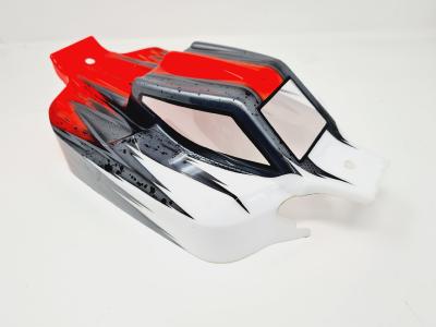 UK-Painted body ST4-Falcon white/gun metal/red for S35-4E SWORKZ