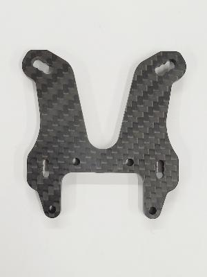 UK-Front Shock Tower 5mm carbone EB48 2.2 LR PROD
