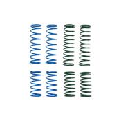 UK-Model 24 Shock Spring Set, Soft/Green, Hard/Blue ASSOCIATED
