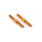 UK-Alu Adjustable Turnbuckle 30mm M3 L/R - Orange (2) X-RAY