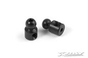 UK-Alu 4.9mm Ball End - Black (2) X-RAY