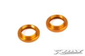 UK-T4 Alu Shock Adjustable Nut - Orange (2) X-RAY