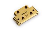 UK-Brass Front Lower Arm Mount 26° Kick-Up X-RAY