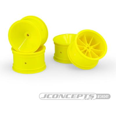 UK-Mono - RC10, RC10B2, RC10B3 2.2" Rear Wheel yellow J-CONCEPTS