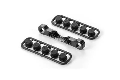 UK-XB8 Alu Rear Lower Susp. Holder - Front - Square Adj.Roll-C X-RAY