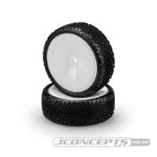 UK-Pneus "Pin Swag LP" (wide) Avt 4x2 montés-collés sur jantes blanche 3347W (2) J-CONCEPTS