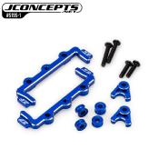 UK-RC10B7 Aluminum Battery Hold Set BLUE J-CONCEPTS