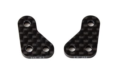 UK-RC10B6.3 FT Steering Block Arms, HT +1, carbon fiber TEAM-ASSOCIATED