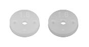 UK-FT 13mm Shock Pistons, 2.5mm, 2x1.6 TEAM-ASSOCIATED
