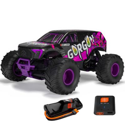 UK-1/10 GORGON 4X2 MEGA 550 Brushed Monster Truck RTR with Battery & Charger, PURPLE ARRMA