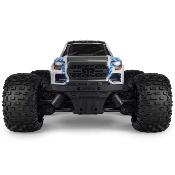 UK-1/10 GRANITE MEGA 665 4X4 RTR Brushed Monster Truck, Blue ARRMA