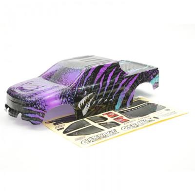 UK-Carnage 2.0 Brushless Printed Bodyshell Black/Purple FTX