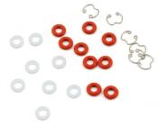 UK-Hyper 7/8 3.5mm Shock Seals, Circlips And Guides HOBAO RACING
