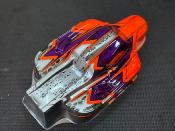 UK-Body "MYSTRAL" Orange Fluo/Violet/Gun Métal Universel WS-LINE
