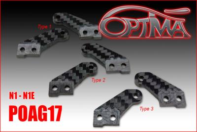 UK-Ackerman Carbon Bracket Kit for N1/N1E (3paires) OPTIMA