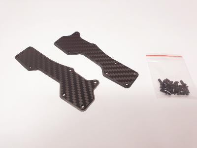 UK-Front Carbon triangle reinforcement 2mm for HB8T Evo3 (2) OPTIMA