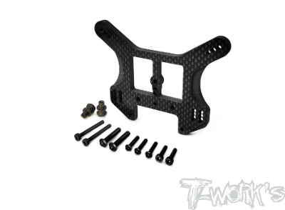 UK-Graphite Shock rear Tower 5mm With short Standoffs ( For Kyosho MP10 ) T-WORK'S