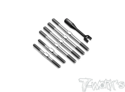 UK-64 Titanium Turnbuckle Set ( For TEKNO EB48 2.1 ) T-WORK'S