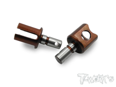 UK-Spring Steel F/R Diff. Joint ( For Kyosho MP9,GT3 ,MP9e EVO/MP10) 2pcs. T-WORK'S