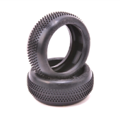 UK-RIDGE PIN - 7R 1/8 Tyre - Yellow (pr) SCHUMACHER RACING