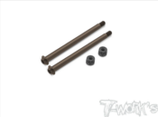 UK-R Steel Captured Design Rear Hinge pin 3.5 x 49.2mm ( For Team Associated RC8 ) T-WORK'S