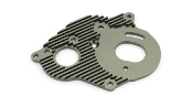 UK-CNC Motor Plate (Gunmetal/ULTIMA) KYOSHO
