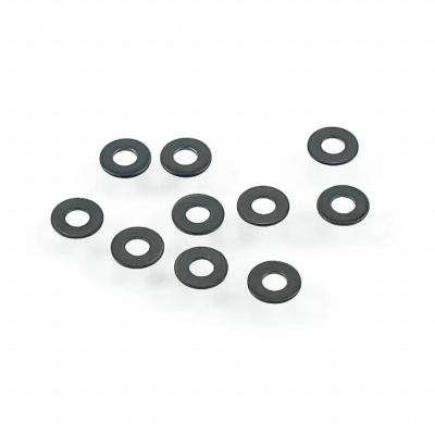 UK-M2.6×6.0x0.5mm Washer (black, 10pcs) TEKNO RC