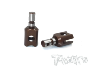 UK-Spring Steel Front & Center Diff. Joint 17mm ( For Team Associated RC8 B3.1/B3.2/T3.2/T3.2E ) 2pcs. T-WORK'S