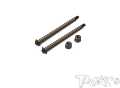 UK-Steel Captured Design Front / Rear Hinge pin ( For TLR 8ight X / 8IGHT ) T-WORK'S
