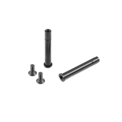 UK-Alu servo spacer pivot shaft swing chassis lock (2) X-RAY