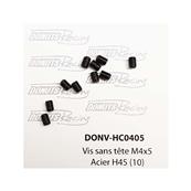 UK-Flat Point Screws M4x5 Steel (10)  DONUTS RACING