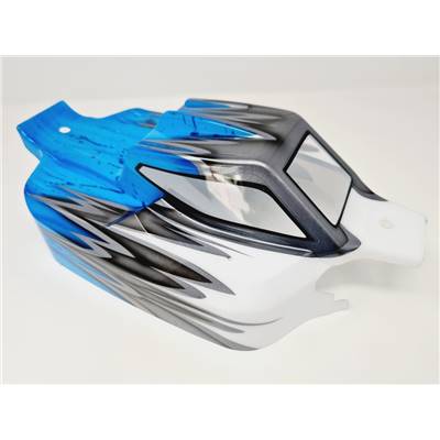 UK-Painted body ST4-Falcon white/silver for S35-4E SWORKZ