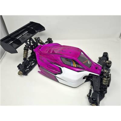 UK-Vision body paint (Purple/White) 1/8 buggy for S35-4E Sworkz and MBX8E Electro BITTYDESIGN