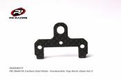 UK-Carbon End Plate Turnbuckle Top Deck 2mm Set C (2) SB401R PR RACING