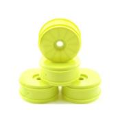 UK-Velocity V2 1/8 Buggy Wheels, Front/Rear, Yellow (4) PROLINE