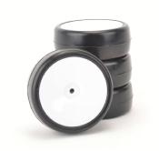 UK-28CPM VR2 Premium Grip Touring Car Carpet Tire Pre-glued (4) RUSH