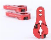 UK-Servo Arm Alu 23T Red Short ROBITRONIC